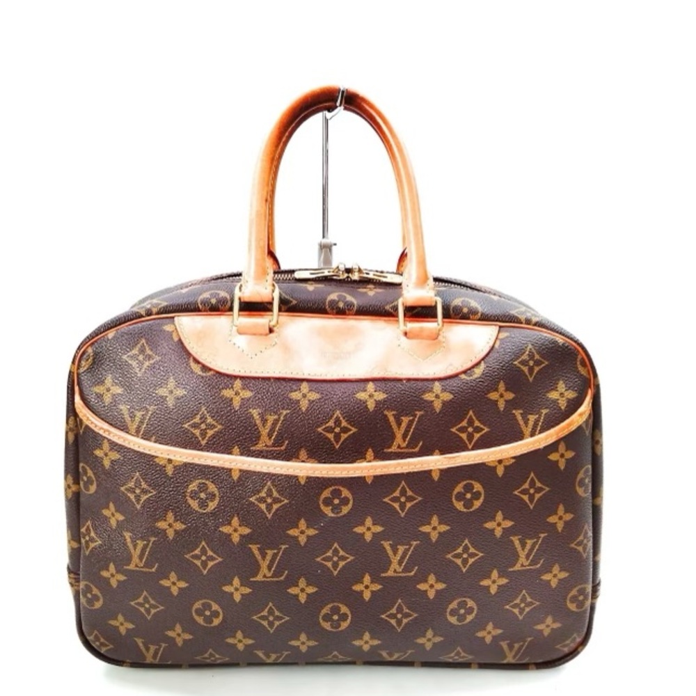 Louis Vuitton Handbag Deauville monogram GM Brown